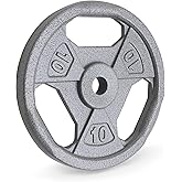 Marcy Classic 1" Cast Iron Standard Plates - 2.5 to 50 lbs. Sold Individually