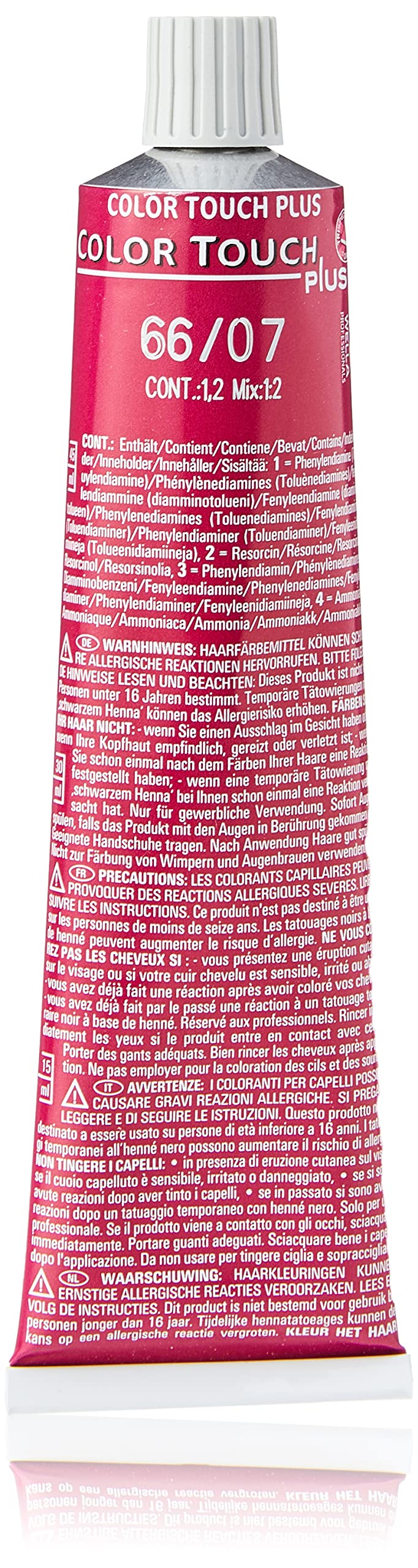 Wella Colour Touch Plus 66/07 - Intense Dark Blonde - Natural Brown - 60ml