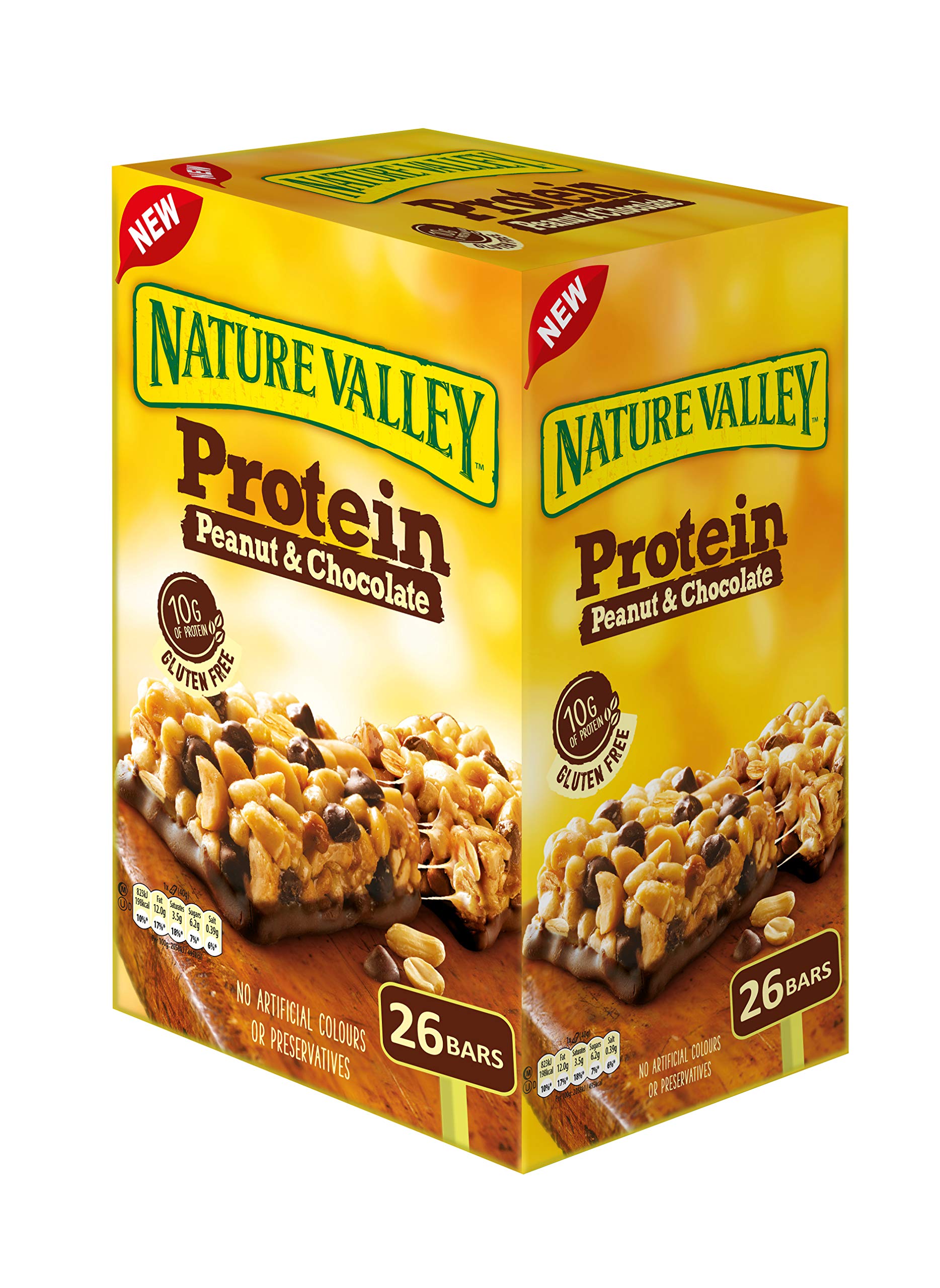 Nature Valley Protein Bars Peanut and Chocolate Gluten Free
