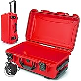 NANUK 935 Hard Case – Waterproof Equipment Case with Wheels, 22” x 14” x 9” – Dustproof and Impact Resistant, Airline Carry-On Approved – Red
