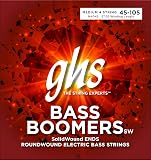 GHS Bass Boomers - SolidWound Ends - 4-String Bass String Set - 45-105 - Medium Gauge - M4045 Set