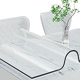 ETECHMART Clear Plastic Table Cover Protector