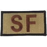 A.F. S.F. Brassard (Spice Brown with Black Border) OCP Patch W/Hook Fastener