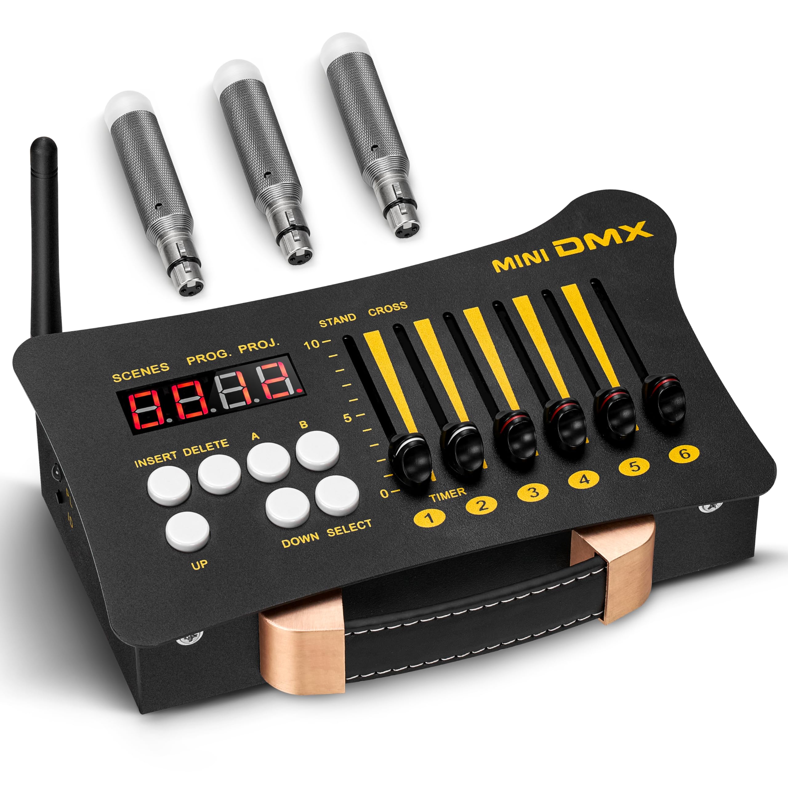 Mua Vangoa DMX Controller, Mini Portable DMX 512 Controller, with 3 Pcs ...