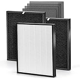 ONLYJIA Replacement Filter Compatible with Air-Doctor Air Purifier Model AD3000 3000, Includes 1x White Filter, 2x Carbon VOCs and 4x Extra Pre Filters Combo