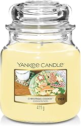 Yankee Candle Christmas Cookie Medium Jar | Up to 75 Hours Burn Time