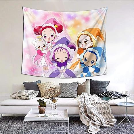 Amazon Co Jp おジャ魔女どれみ 1 多機能壁掛け おしゃれ モダンなアート 室内装飾 タペストリー 部屋 寝室 ウォール ポスター 背景布 窓カーテン リビングルーム ベッドルーム 装飾用品 結婚祝い新居祝いプレゼント150 130cm ホーム キッチン