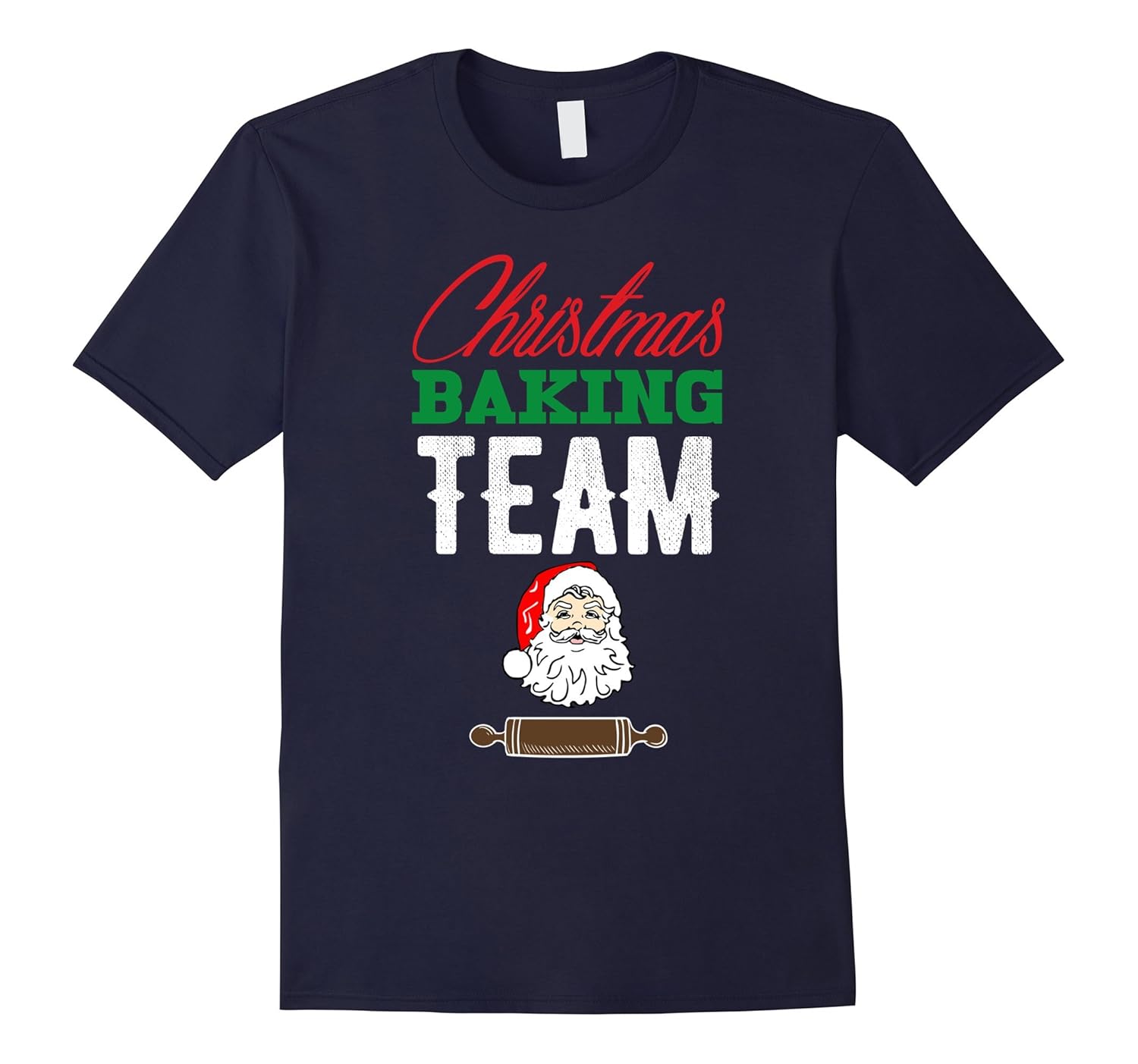 Christmas Baking Team Santa T-Shirt-ANZ