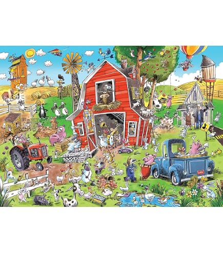 Amazon.com: Cobble Hill 1000 Piece Puzzle - DoodleTown