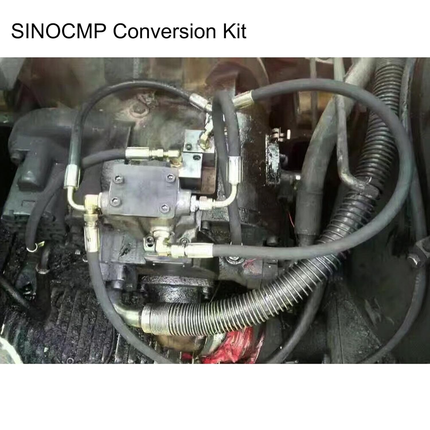 Excavator Conversion Kit - SINOCMP Conversion Kit with 1 Screw for Hitachi  EX100-2 EX100-3 EX120-2 EX120-3 Hydraulic Pump Regulator Parts with English  ...