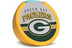 AMAZON ECHO & ALEXA Amazon Echo Pop (newest model) | Officially Licensed NFL Limited-Edition | Green Bay Packers ('25-26 Season Design)