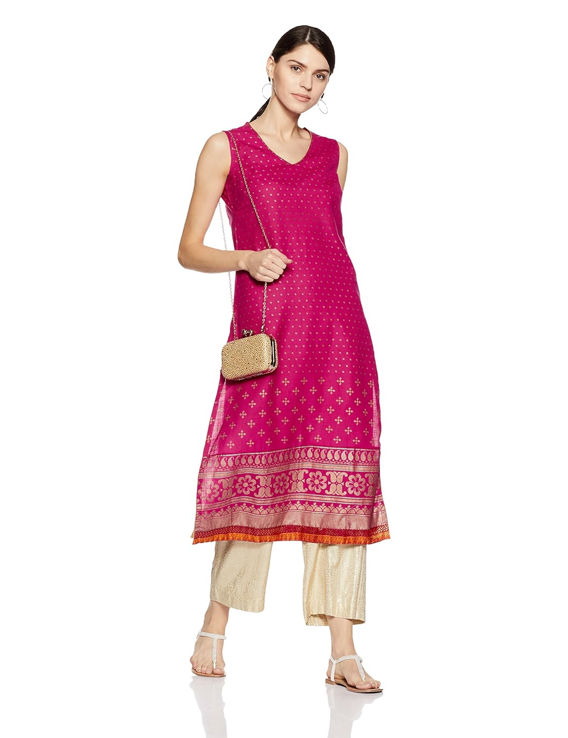 biba women's straight kurta