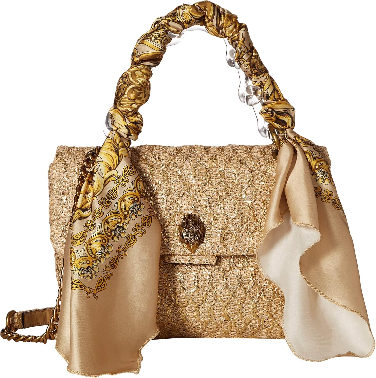 kurt geiger raffia bag