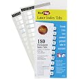 Amazon.com : Redi-Tag, RTG33001, Laser Printable Index Tabs, 180 / Pack ...