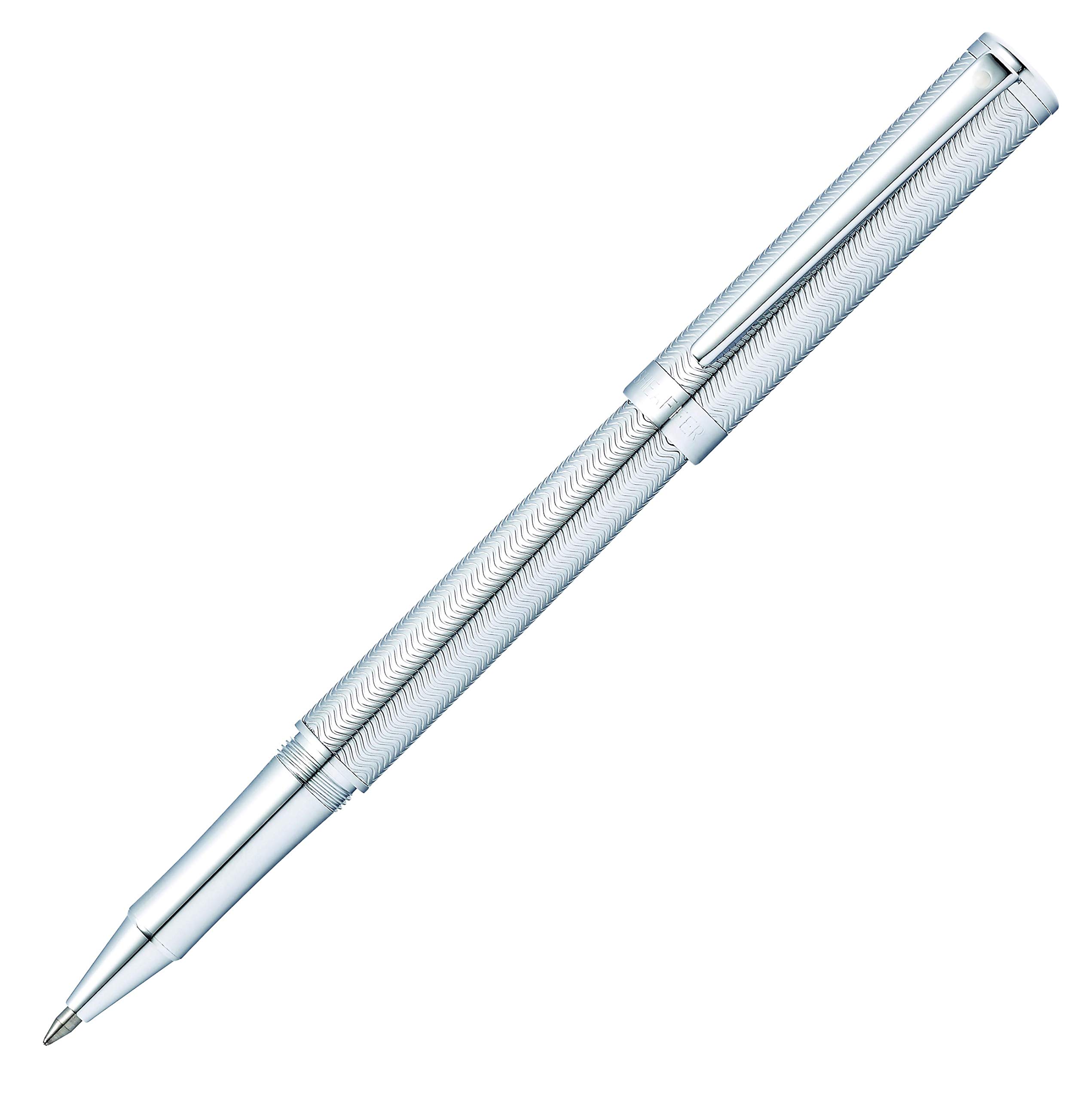Sheaffer Intensity - Refillable rollerball pen, engraved chrome, chrome trim