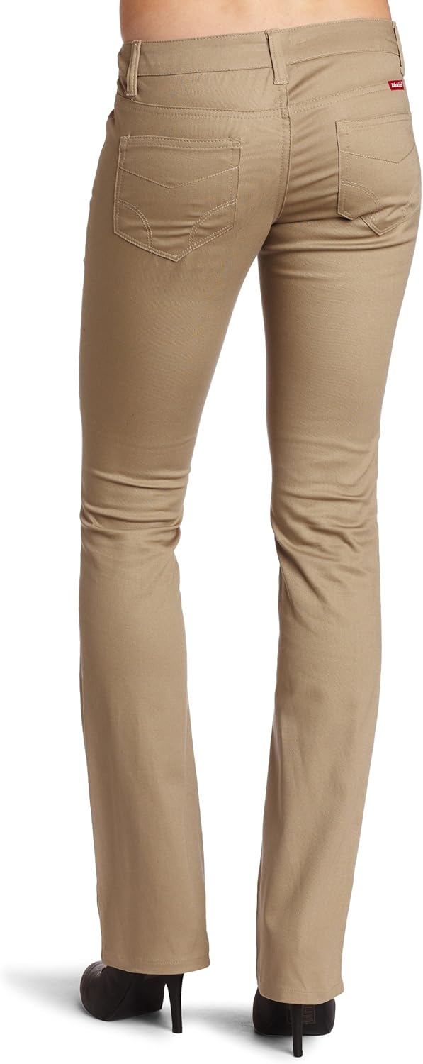 dickies juniors 5 pocket straight leg pant