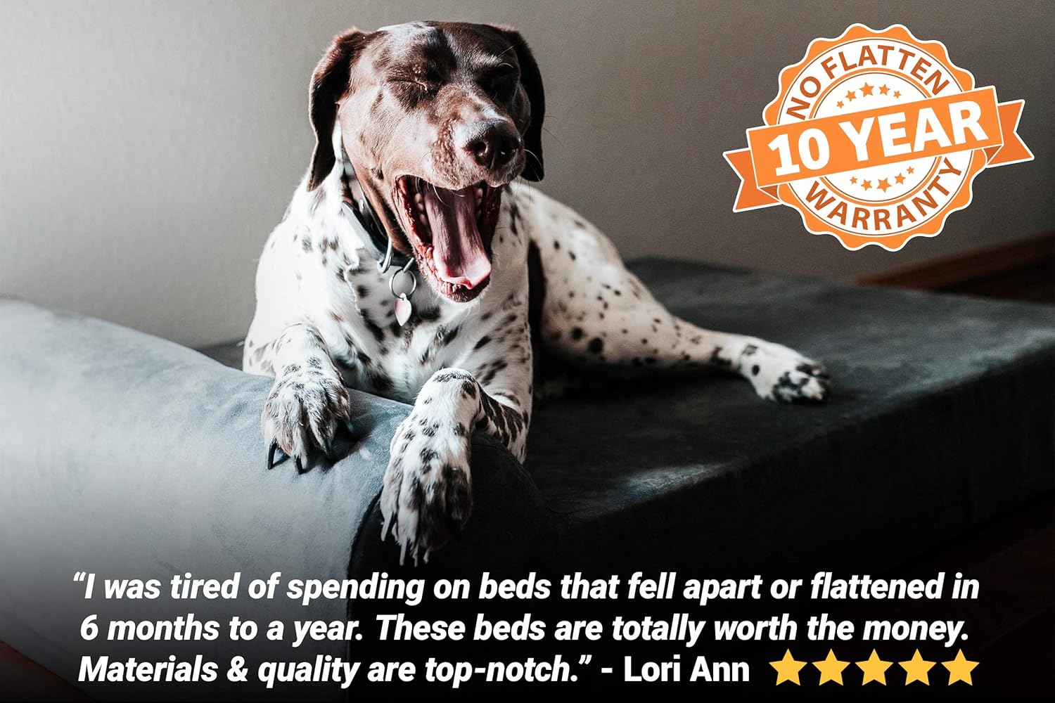 Big Barker 7" Orthopedic Dog Bed with Pillow-Top (Headrest Edition) | Dog Beds Made for Large, Extra Large & XXL Size Dog Breeds | Removable Durable Microfiber Cover | Made in USA : Pet Supplies