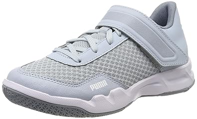 scarpe puma training bambino grigio