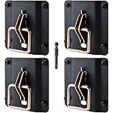 NovelBee Truck Bed Tie Down Anchor Boxlink Cleats with Truck Tie Down Bracket Plates Fit for F150 F250 F350 & Raptor