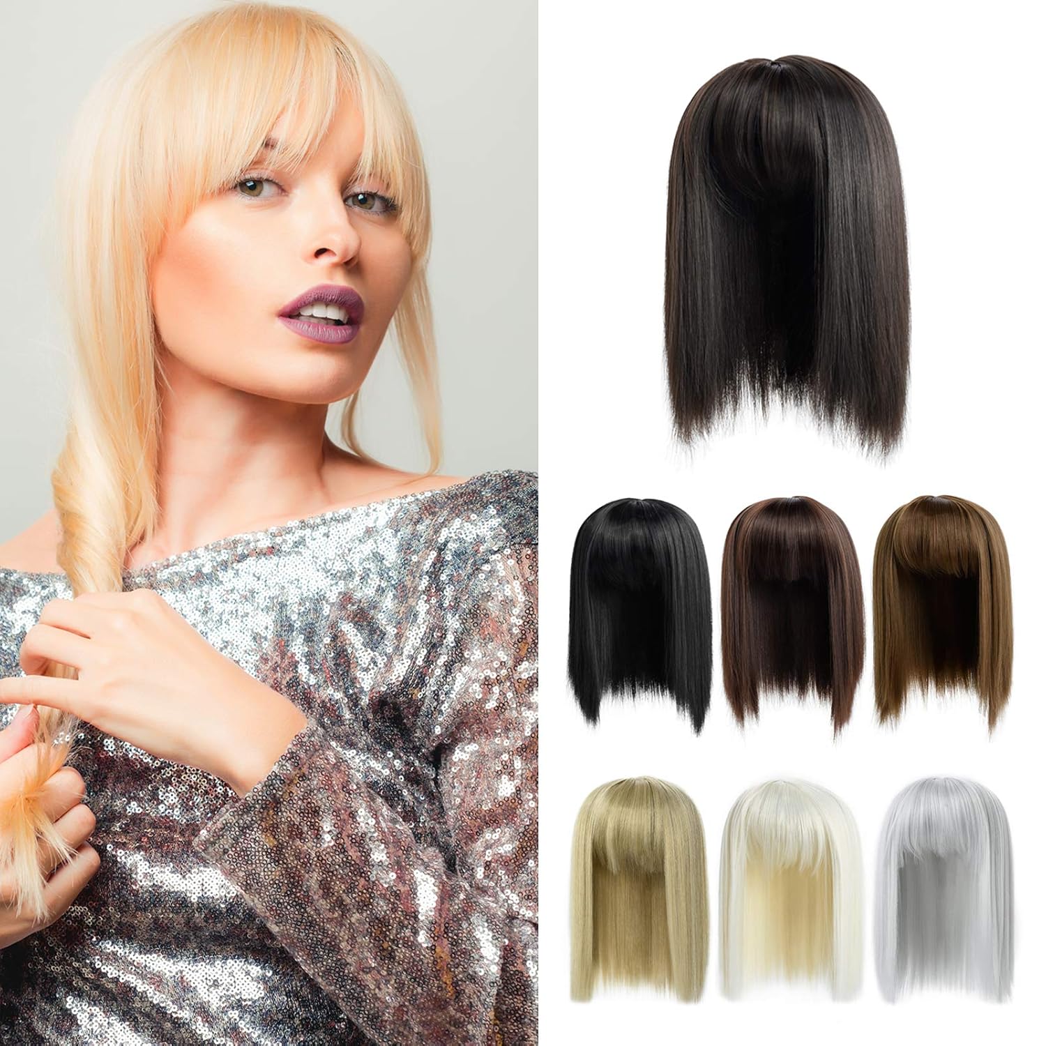 Wiglets with bangs Clearance