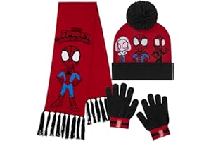 Marvel Boys Hat and Gloves Set for Boys Kids Winter Beanie Hat Cold Weather Accessories Set Avengers Gifts