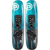O'Brien Pro Trac Trick Waterskis with Z-9 Bindings, 42" Pair | Forgiving trick skis with Z-9 bindings and RTPs, designed to build confidence and progress to single-ski tricks