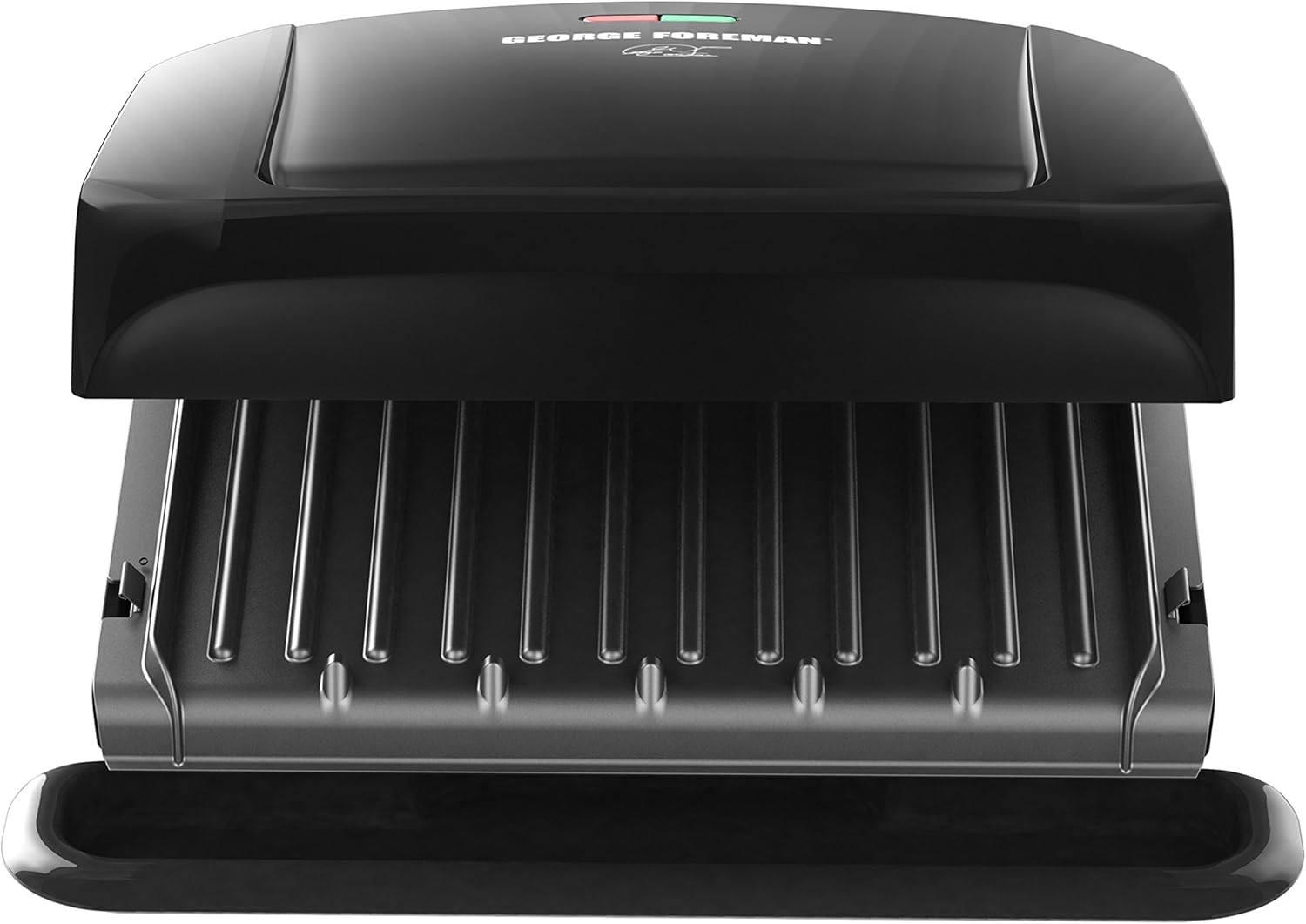 George Foreman 4-Serving Removable Plate Grill and Panini Press, Black, GRP1060B: Kitchen & Dining