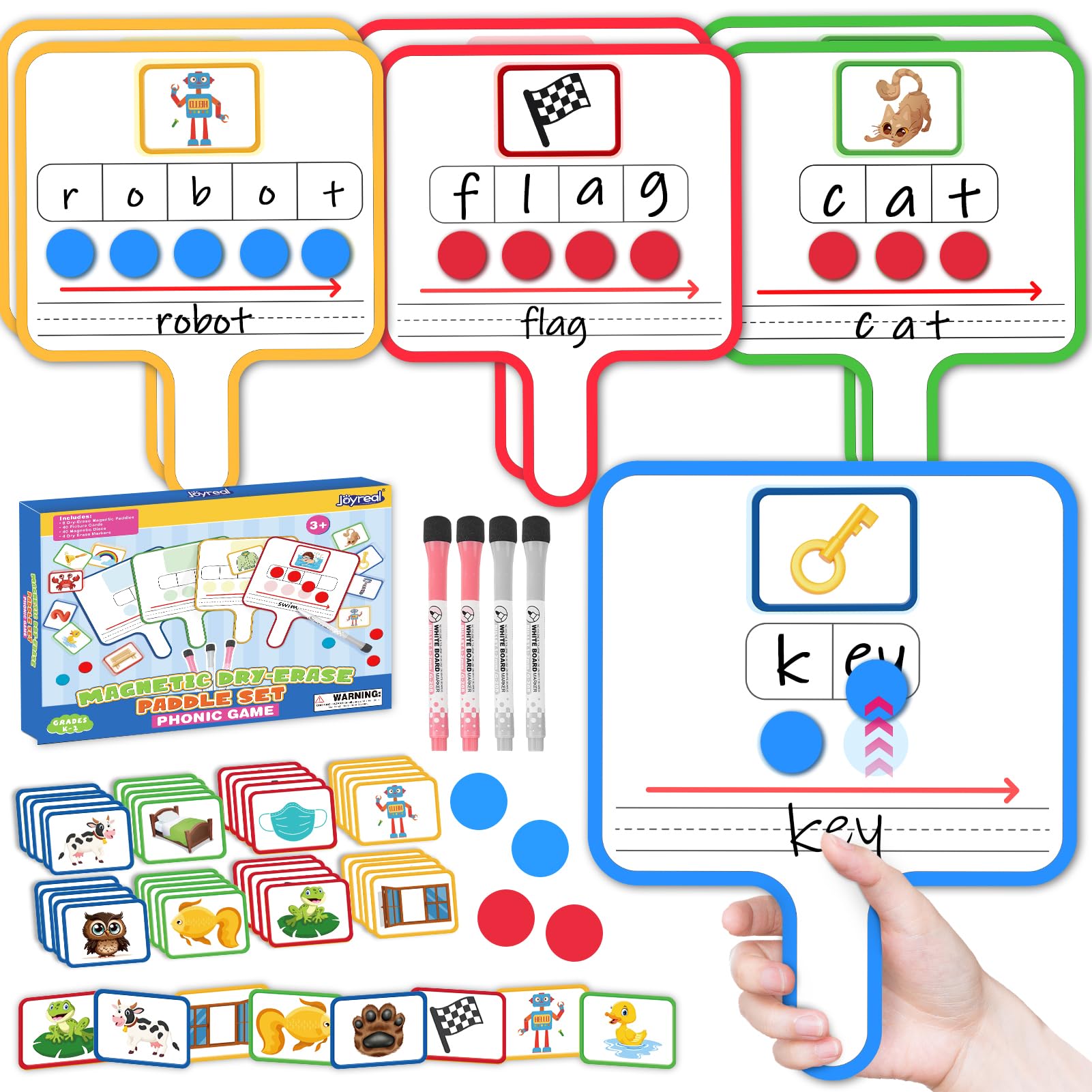 Mua Phonemic Awareness Games Dry Erase Board Phonics Games