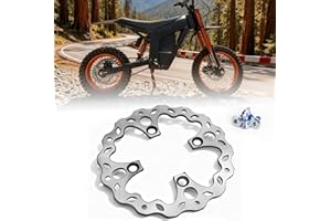 JERBOR Upgraded OEM Brake Disc for Tuttio Soleil01 Electric Drit Bike, Original High Strength Steel Good Braking Rear Front Brake Rotor with 4 Bolts for Tutto Tutti Electric Motorcycle