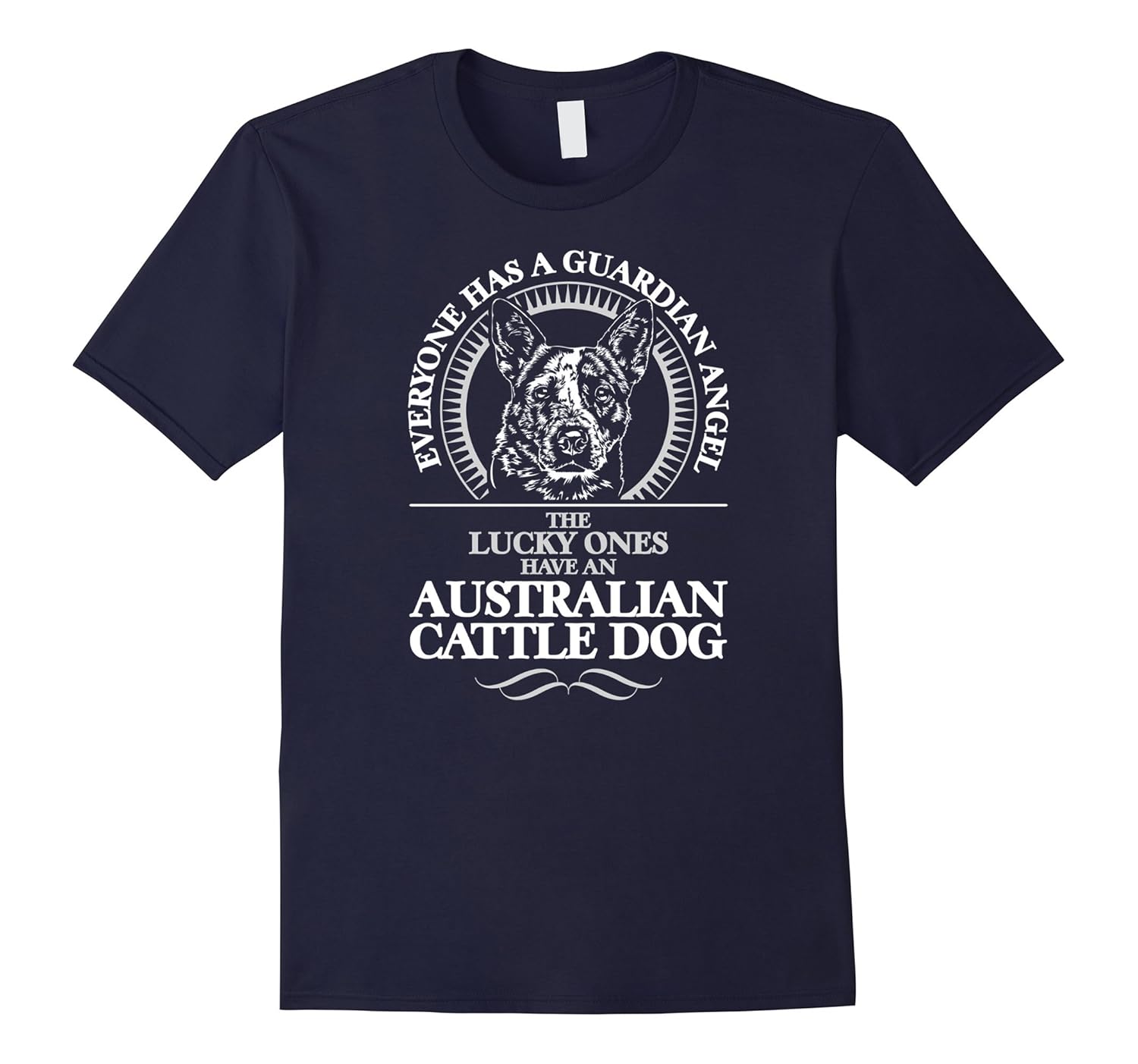 AUSTRALIAN CATTLE DOG GUARDIAN ANGEL TEE Shirt T-Shirt gift-ANZ