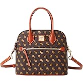 Dooney & Bourke Satchel Handbags for Women, Gretta Domed Bag with Adjustable Removable Crossbody Strap