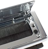 Avocet LPAFCH Affinity 12" Polished Chrome Heavy Duty Sprung Letter Plate view 4