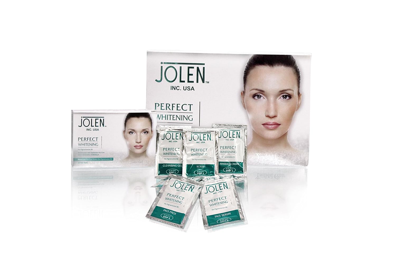 jolen perfect whitening facial kit