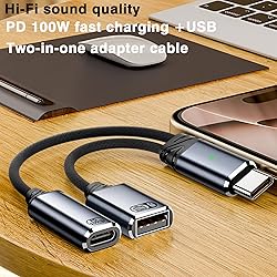 URANT USB C to USB OTG Cable and Charger