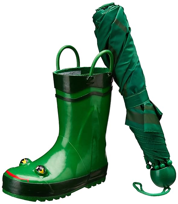 Buy Western Chief Kids Frog Rain Boot & Umbrella Set (5/6) at Amazon.in