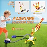 TODARRUN Space Rocket Launcher Toys for Kids Age 3+ Outdoor Game view 6