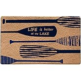 Qabliqo Lake House Decor Door Mat - Lake Welcome Mats Outdoor Entrance, Lake Decor, Lake House Decor for The Home, Lake Decor