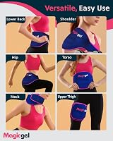 Magic Gel Ice Pack for Back Pain Relief | 2 Pack Lower Back Gel Wrap view 5