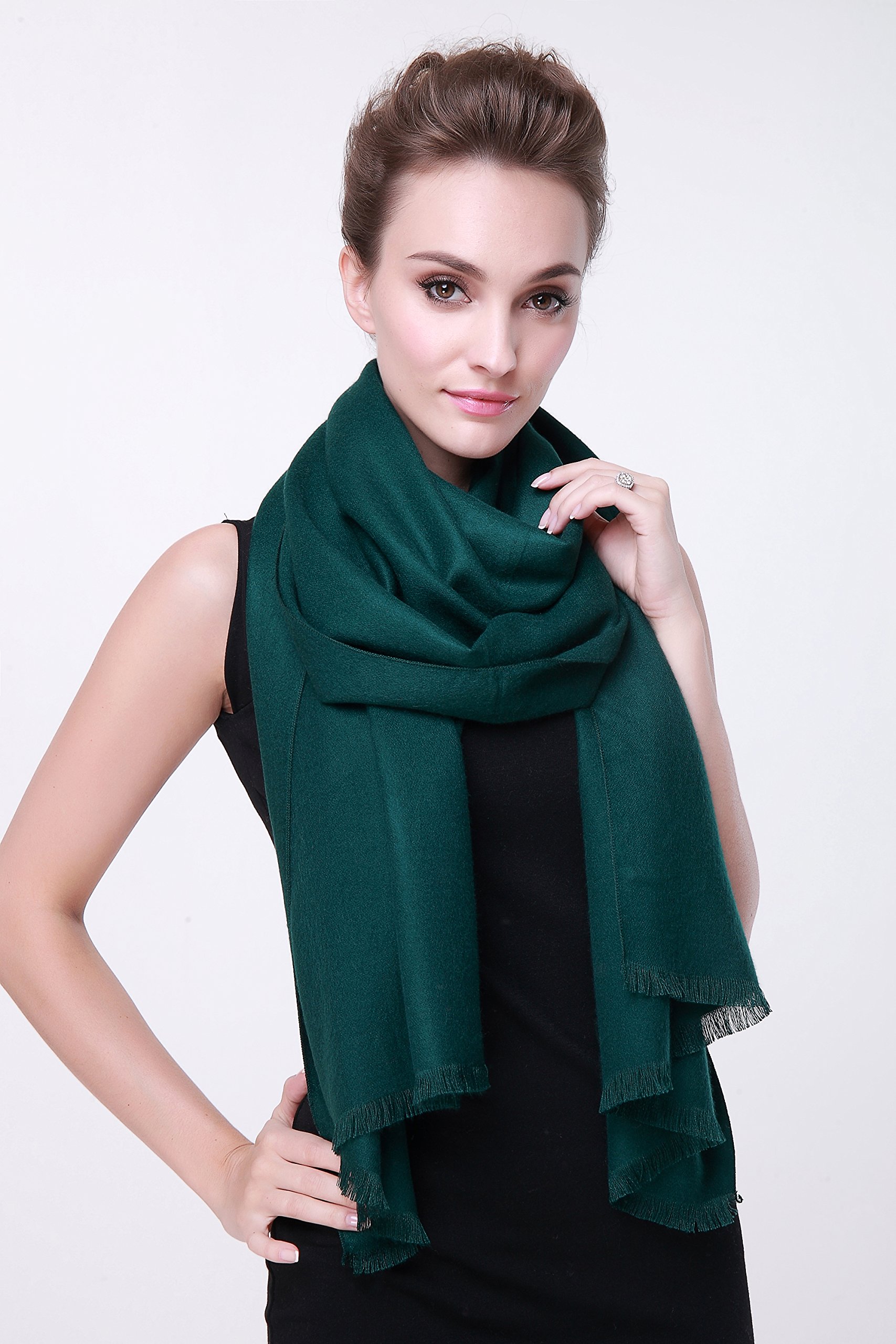 Camii Mia Women's Fall Winter Solid Soft Long Shawl Wraps Scarf Camii Mia Women's Fall Winter Solid Soft Long Shawl Wraps Scarf