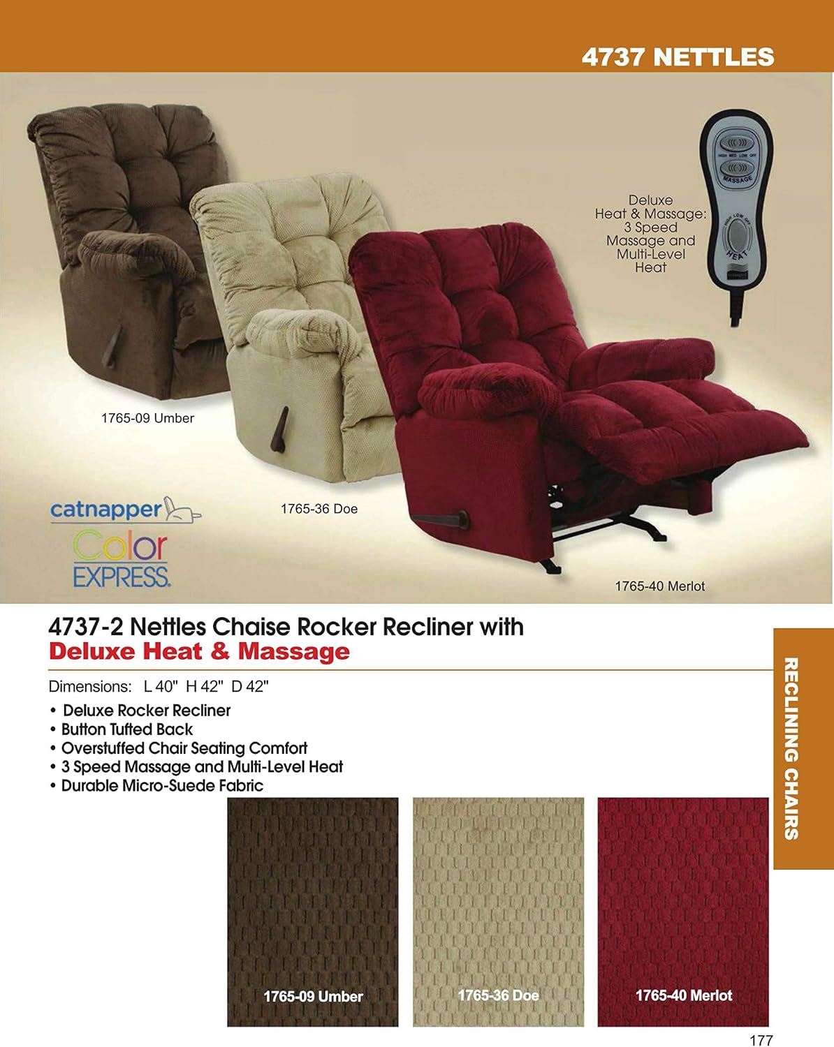 catnapper glider recliner