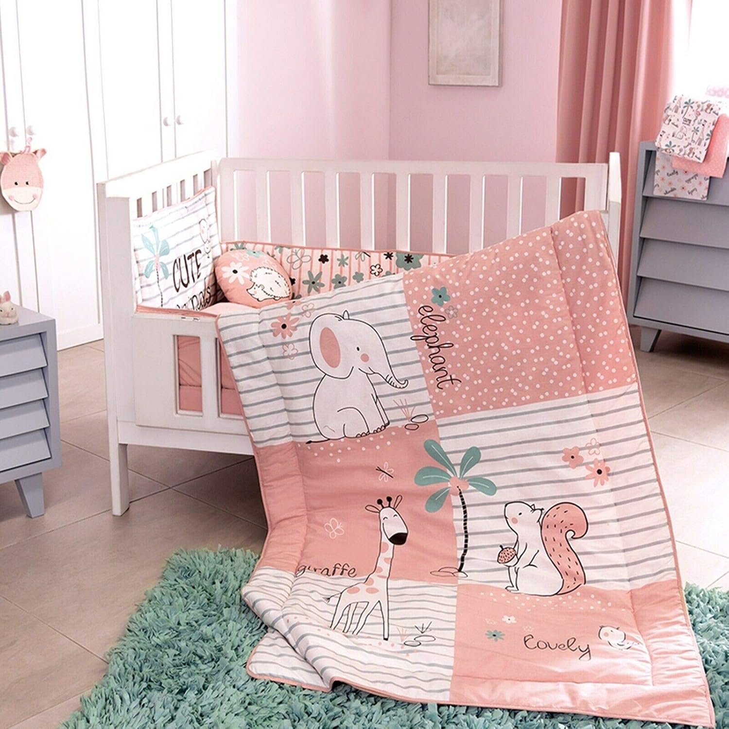 baby girl crib decor