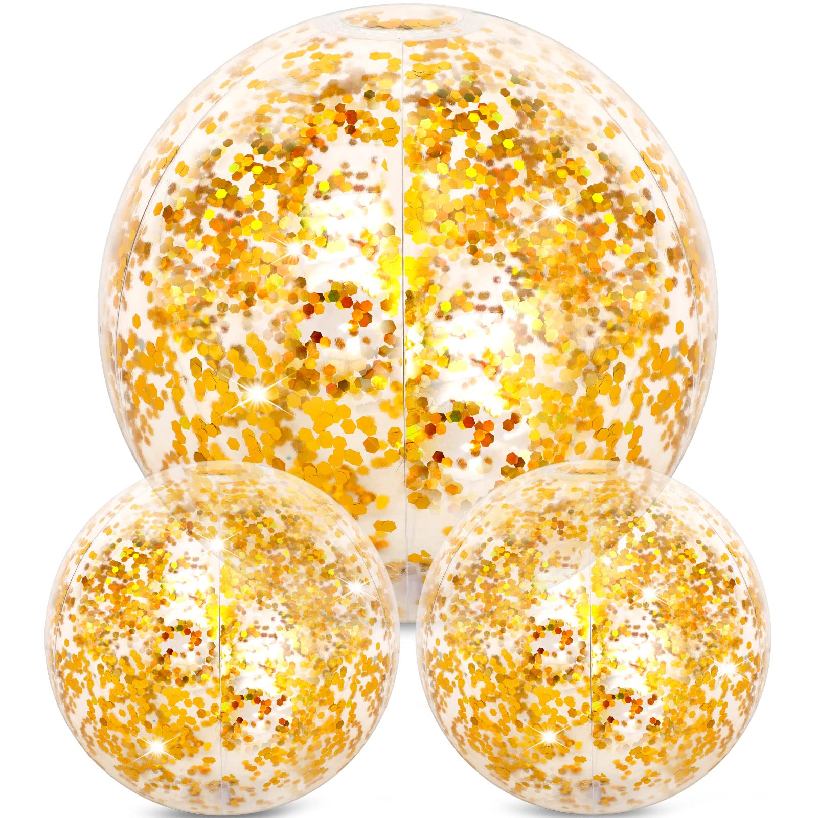 Glitter Inflatable Volley Ball Set main image 1