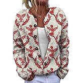 domirica Women Sweaters Cardigan Fashion Long Sleeve Crewneck Sweaters Button Chunky Outerwear Fall Winter Casual Wear