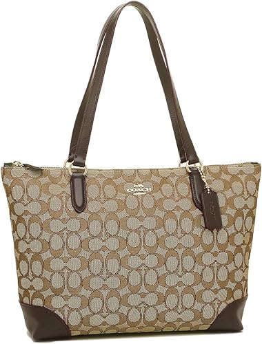 Amazon Co Jp コーチ アウトレット トートバッグ シグネチャー レディース Coach F 1 Imc7c カーキ ブラウン ブラウン 並行輸入品 ジュエリー