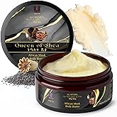 African Shea Butter Raw Organic Unrefined Shea Butter for Face 2 Oz (Pack of 1) African Musk - Organically Certified USDA for All Skin Types Body and Hair Moisturizing Skincare