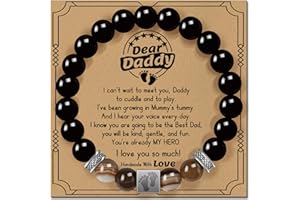 ZOKCC Amazing Dad To Be Gifts, Unique Bracelet Gifts for New Dad for Father's day, New Dad Gifts for Men, Gender Reveal Gifts for Dad to Be, Dad Gifts for New Dad