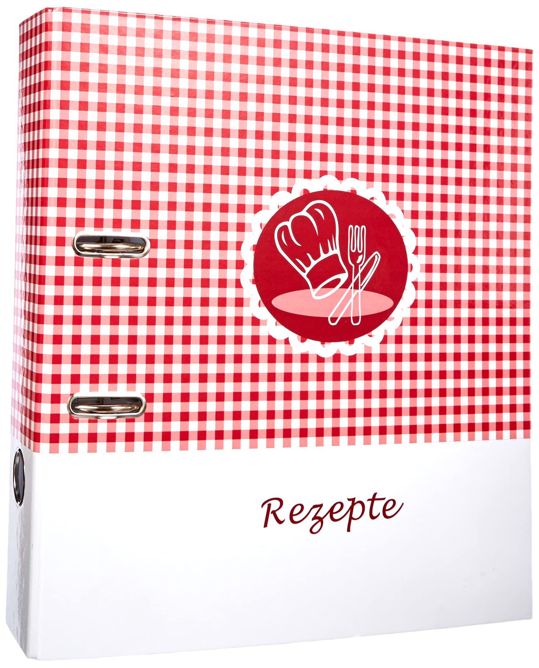 Pagna 50353-15 Recipe Binder A4 75 mm Spine Chef's Hat Laminated Print Design