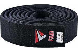 Fadi Sports Martial Arts Belt for Karate, Judo, Aikido and Taekwondo - Durable Cotton-Polyester Blend for Adults and Kids