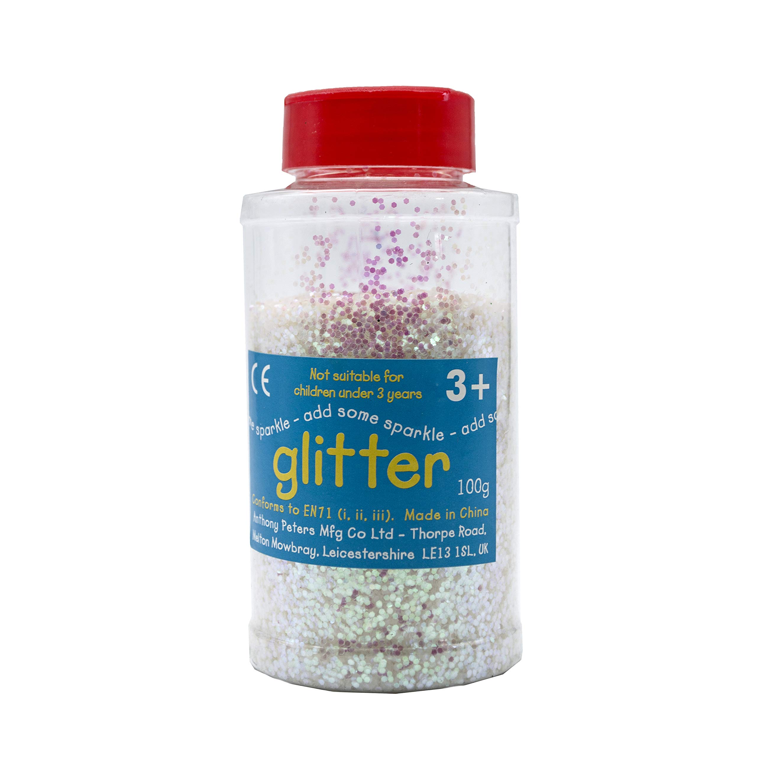 Glitter | 100 Gram tub | Shaker lid for Easy Pouring | Arts and Crafts | Glitter Art | Pearl