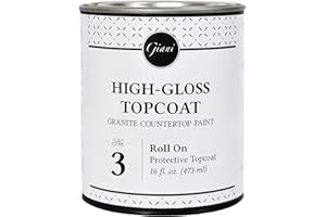 Giani Countertop Paint Clear Acrylic High-Gloss Topcoat- Step 3